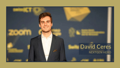 David Cleres wins the Digital Economy Award in the ‘NextGen Hero’ category. Photo: zvg