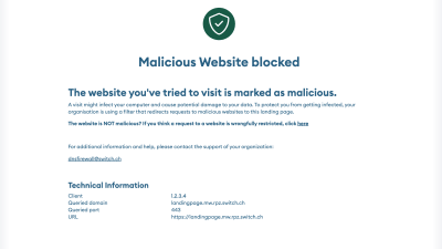 Website blocked- DNS