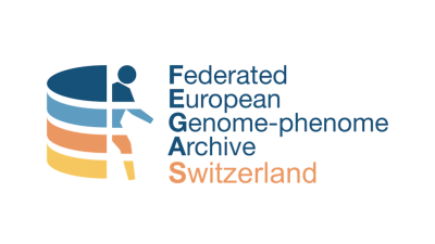 Logo of the Federated European Genome-phenome Archive Switzerland