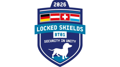 Graphic of the 'Locked Shields 2026' badge